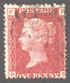 Great Britain Scott 33 Used Plate 111 - PF (1) - Click Image to Close